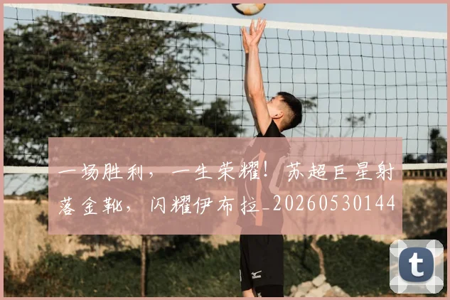 一场胜利,一生荣耀!苏超巨星射落金靴,闪耀伊布拉_20260530144140